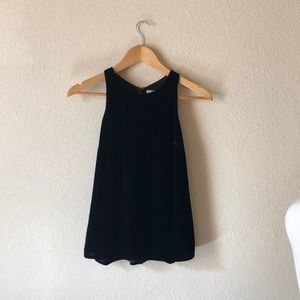 Sleeveless Velvet top